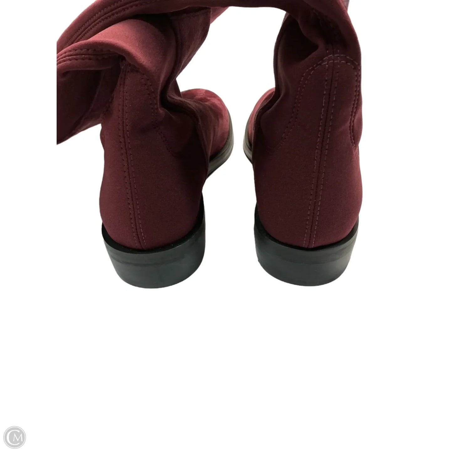 Boots Designer By Stuart Weitzman In Red, Size: 5.5