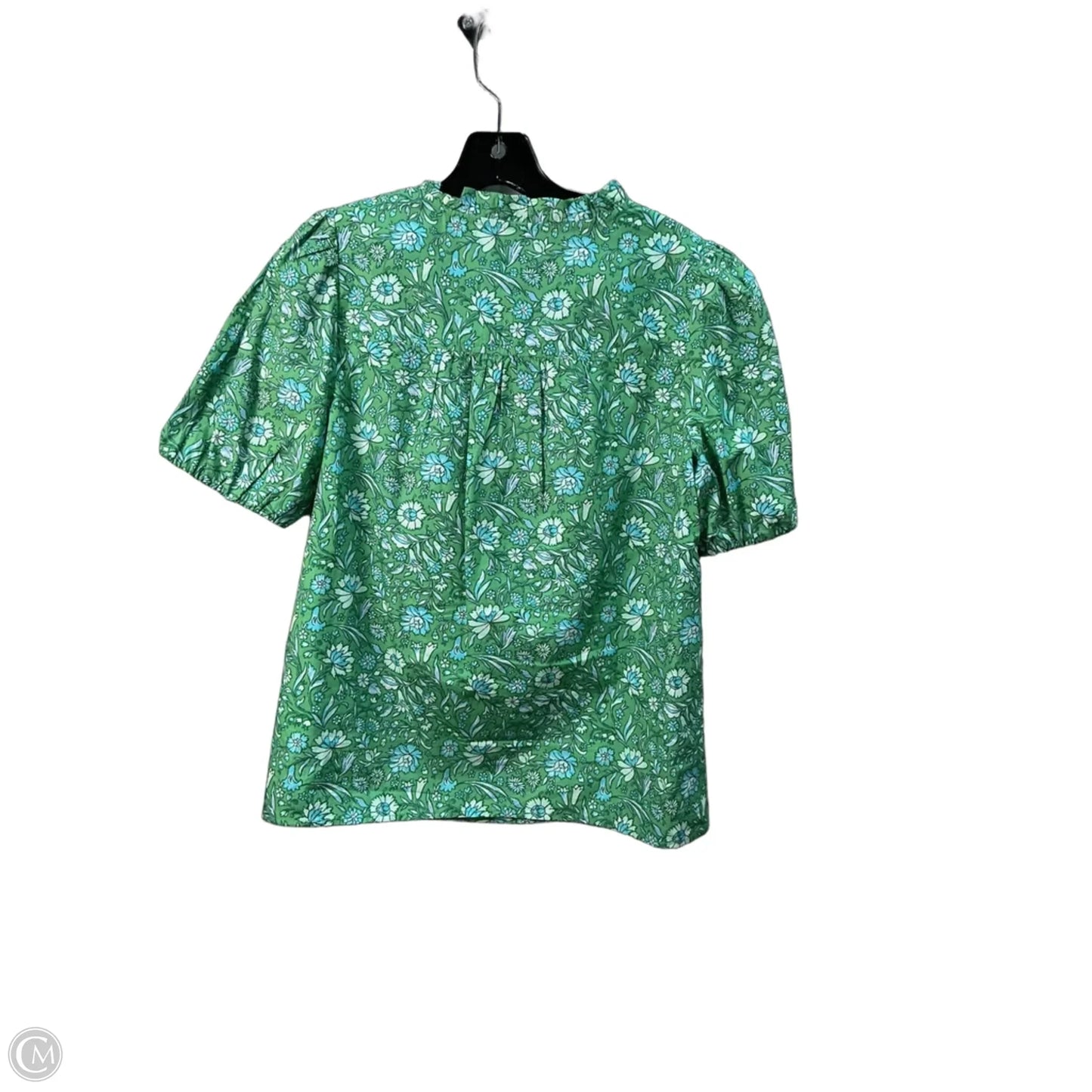 Top Short Sleeve By J. Crew In Green, Size: Xs