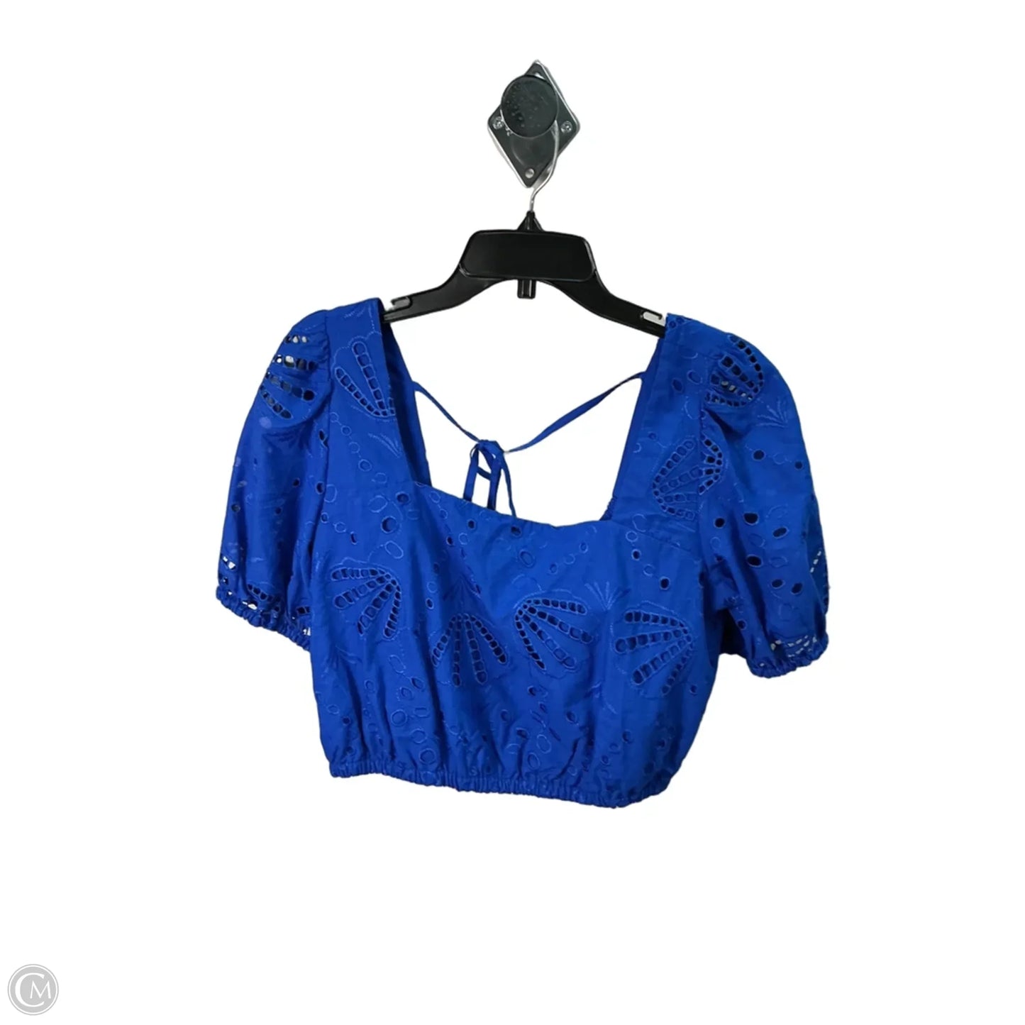 Top Short Sleeve By Loft In Blue, Size: M