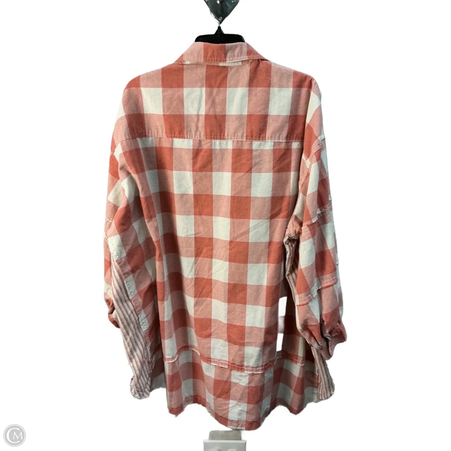 Tunic Long Sleeve By Easel In Peach, Size: S