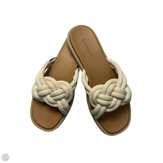 Sandals Flats By Rothys In Cream, Size: 10.5
