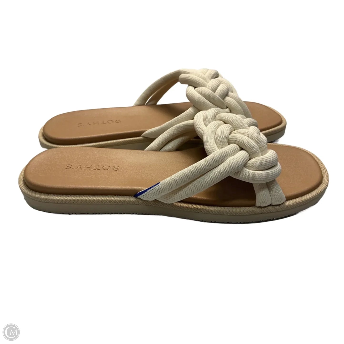 Sandals Flats By Rothys In Cream, Size: 10.5