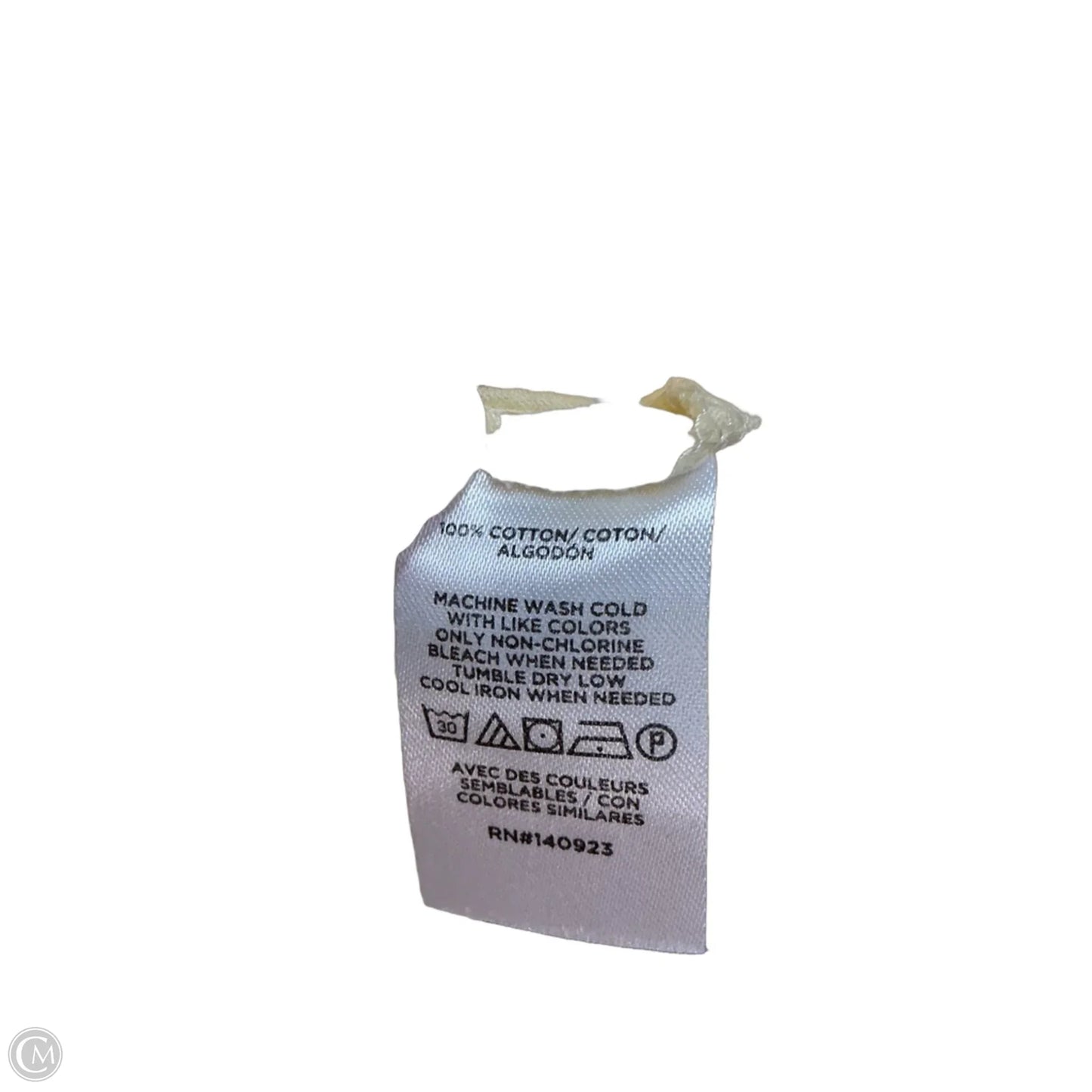 Top Sleeveless By Loft In Yellow, Size: M