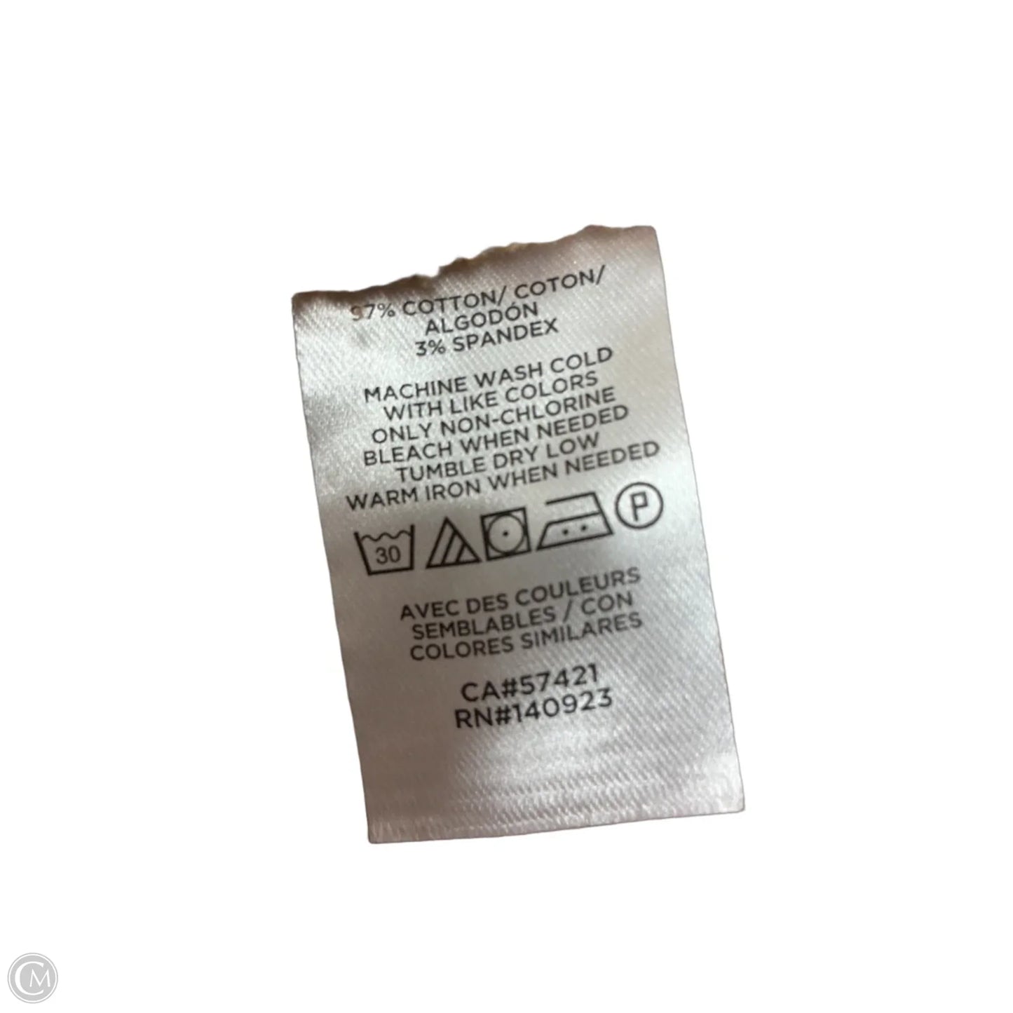 Jacket Denim By Loft In Orange, Size: L