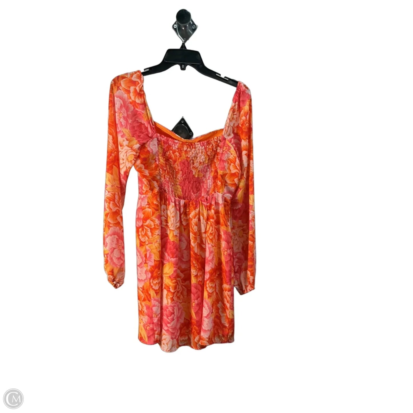 Dress Casual Short By Steve Madden In Orange & Pink, Size: Xs