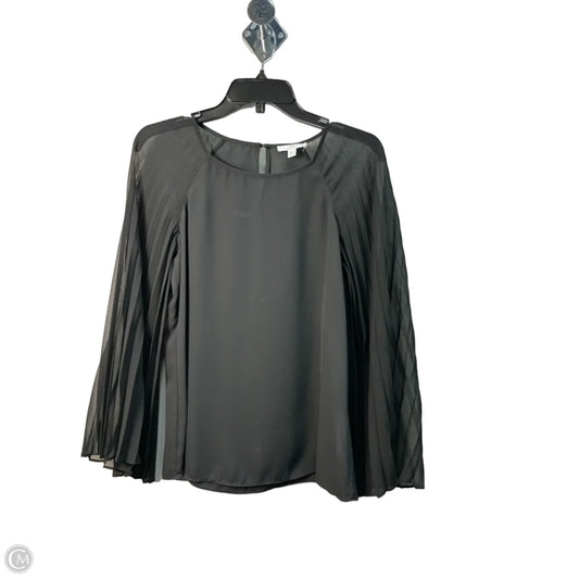 Top Long Sleeve Designer By Halston In Black, Size: Xs