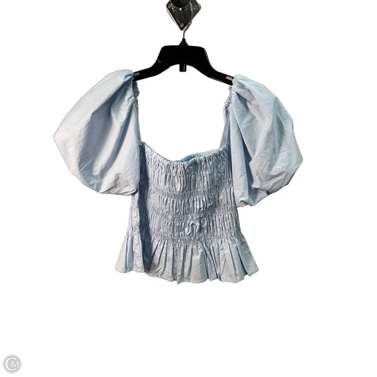 Top Short Sleeve By Astr In Blue, Size: S