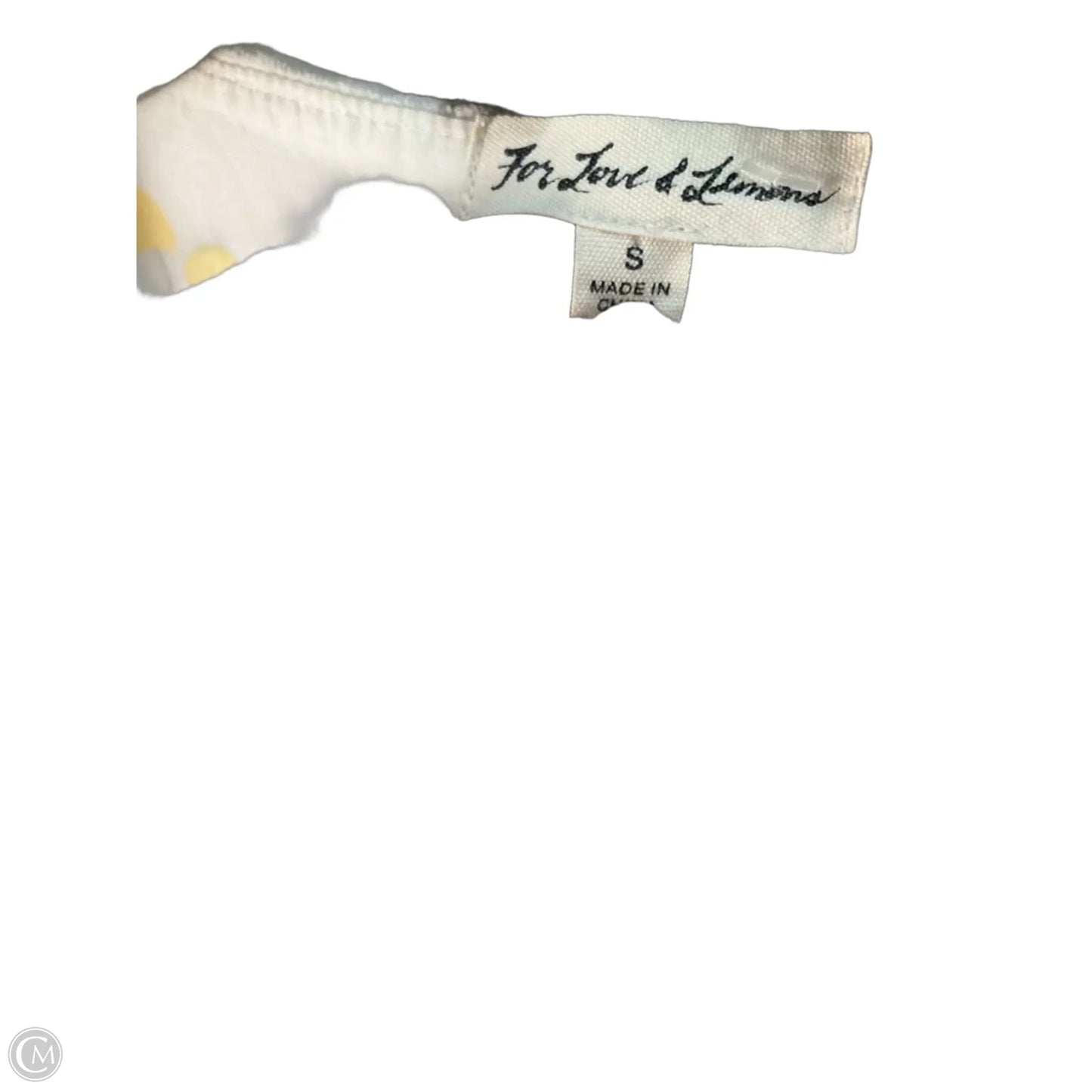Top Short Sleeve By For Love & Lemons In White, Size: S