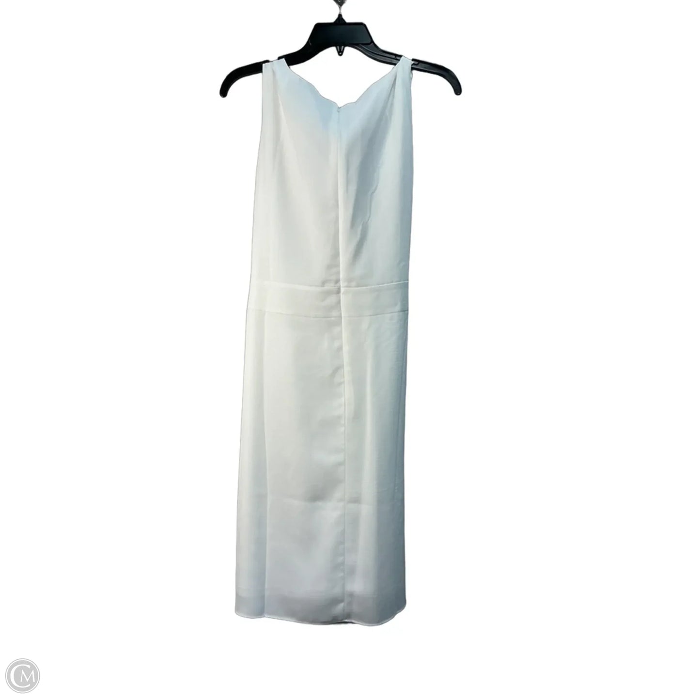 Dress Casual Midi By White House Black Market In White, Size: Xl
