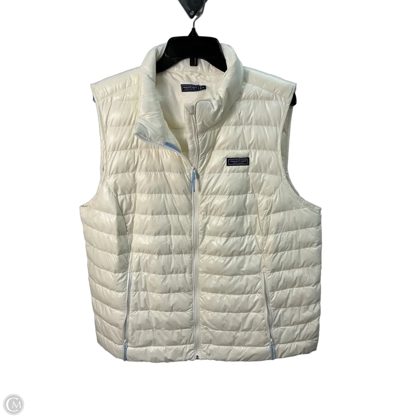 Vest Puffer & Quilted By Vineyard Vines In Cream, Size: 22