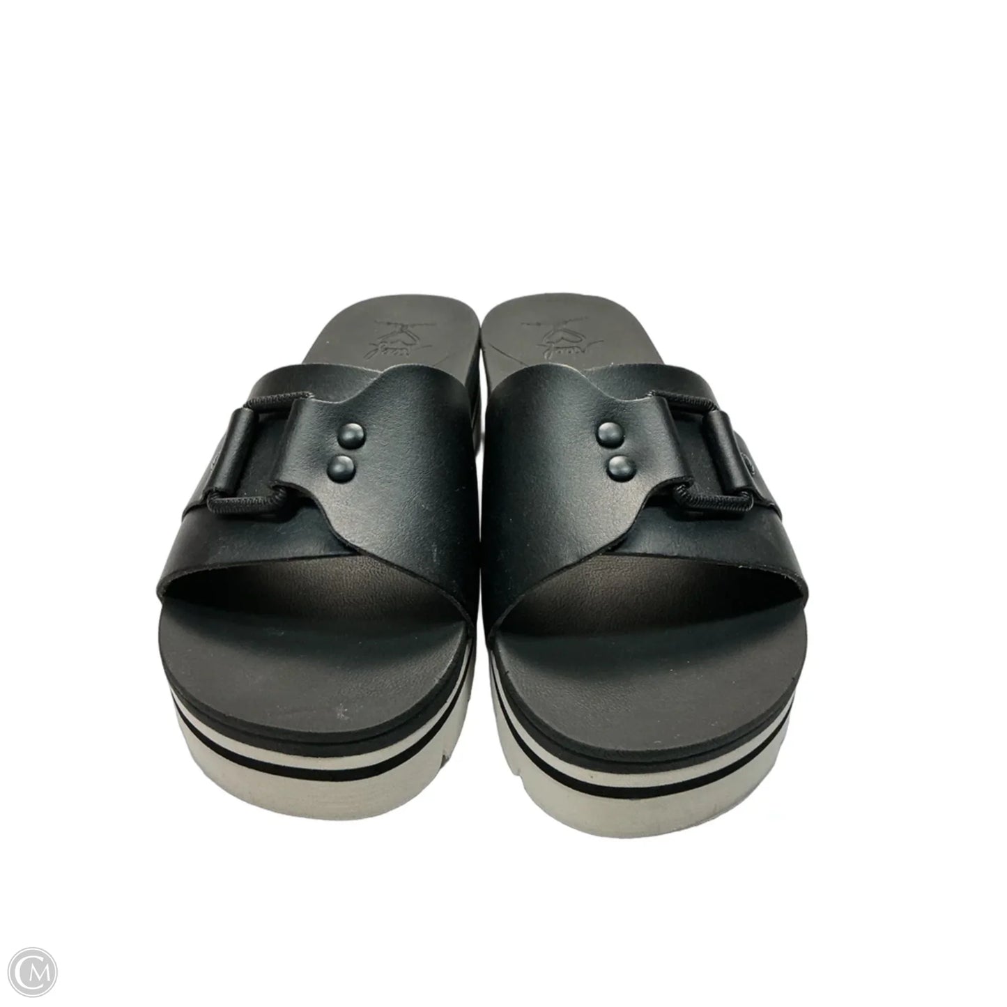 Sandals Flats By Reef In Black, Size: 8