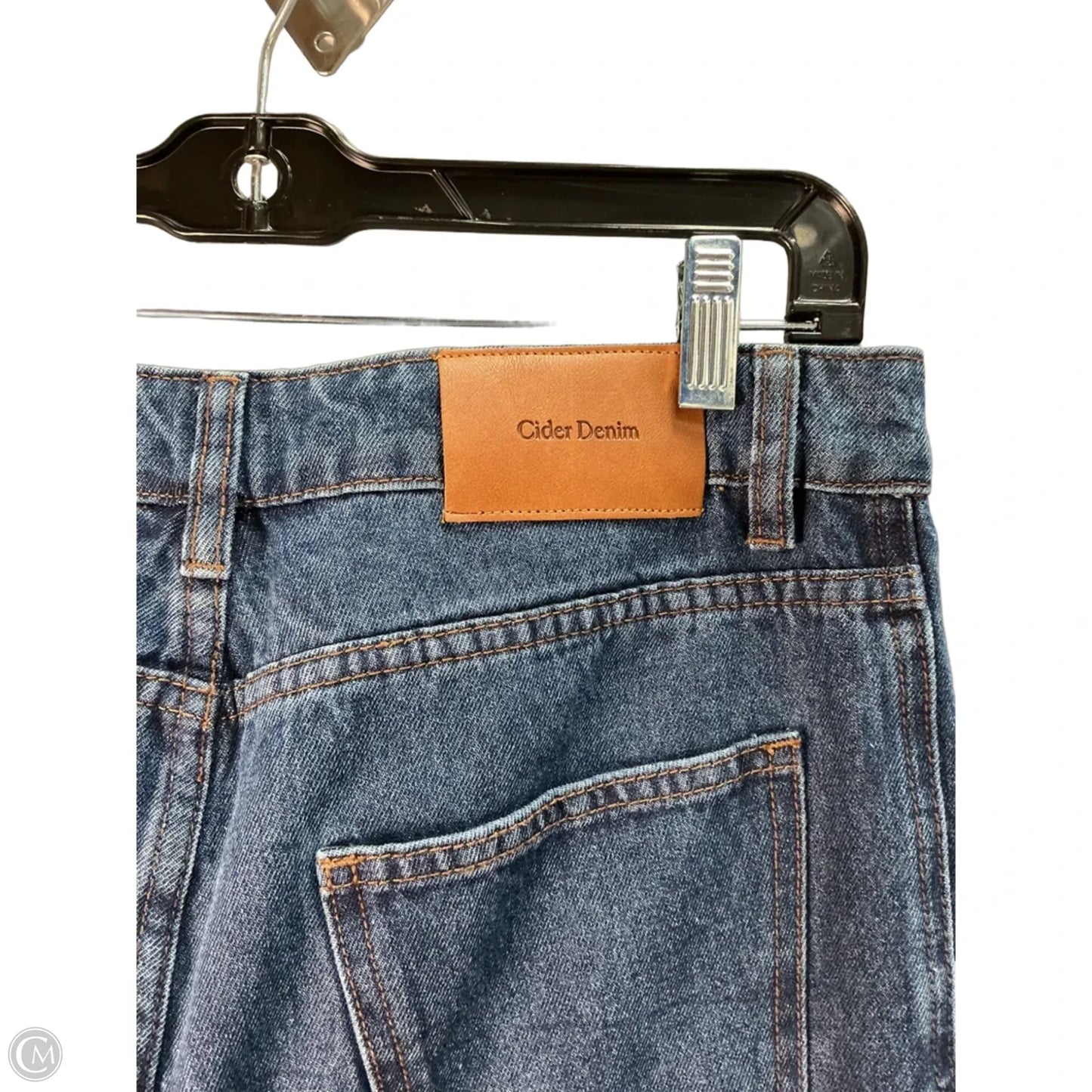 Jeans Wide Leg By Cider In Blue Denim, Size: 6