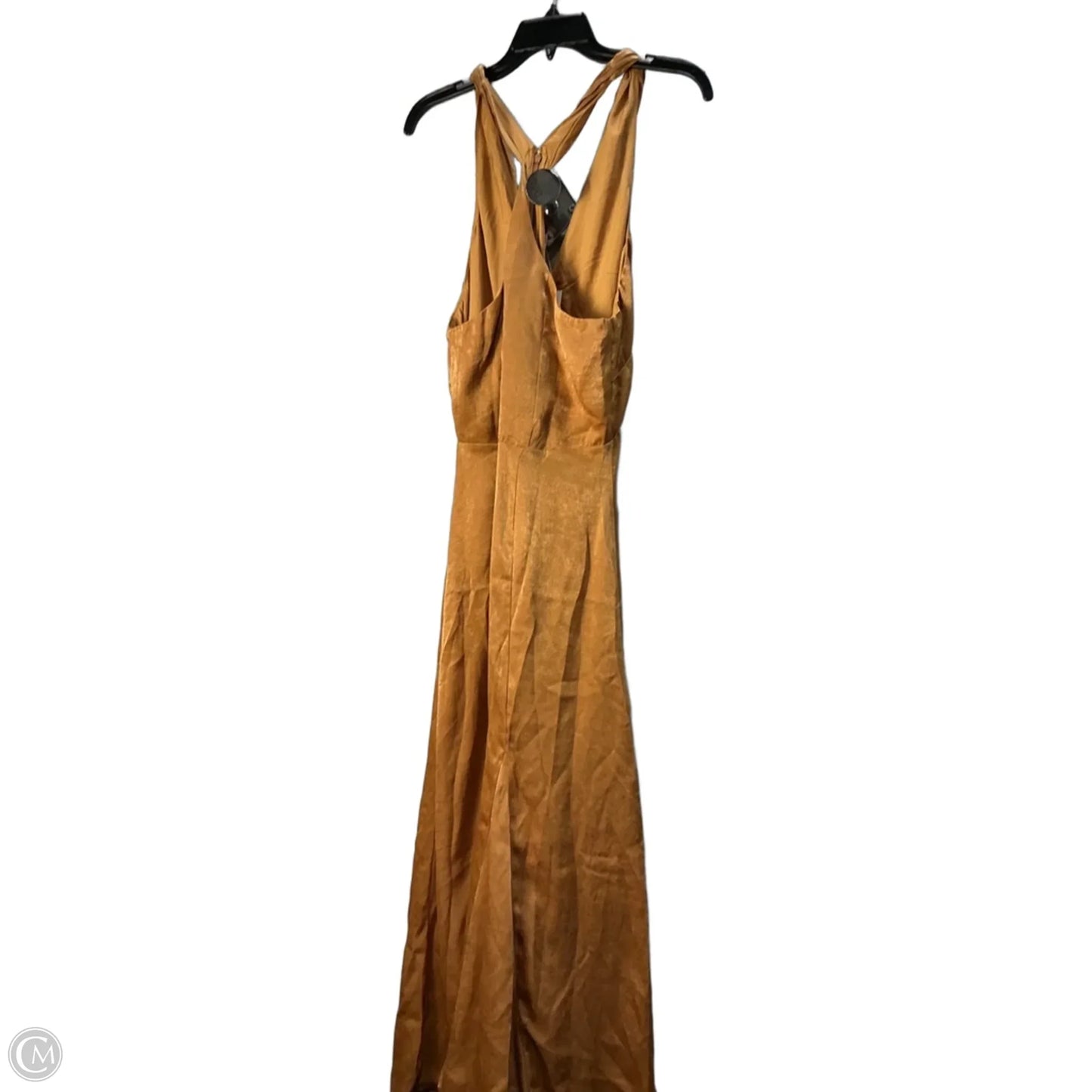 Dress Casual Maxi By Loft In Gold, Size: M
