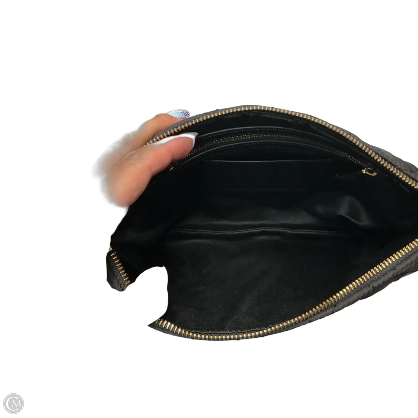 Wristlet Luxury Designer By Moschino, Size: Large