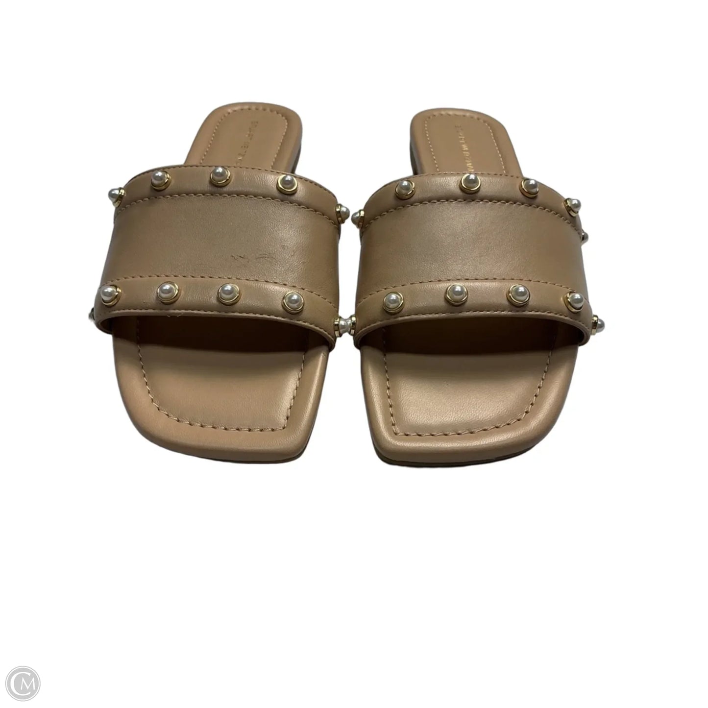 Sandals Designer By Stuart Weitzman In Beige, Size: 7.5