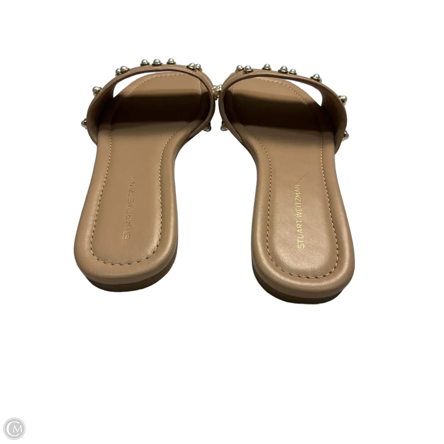 Sandals Designer By Stuart Weitzman In Beige, Size: 7.5