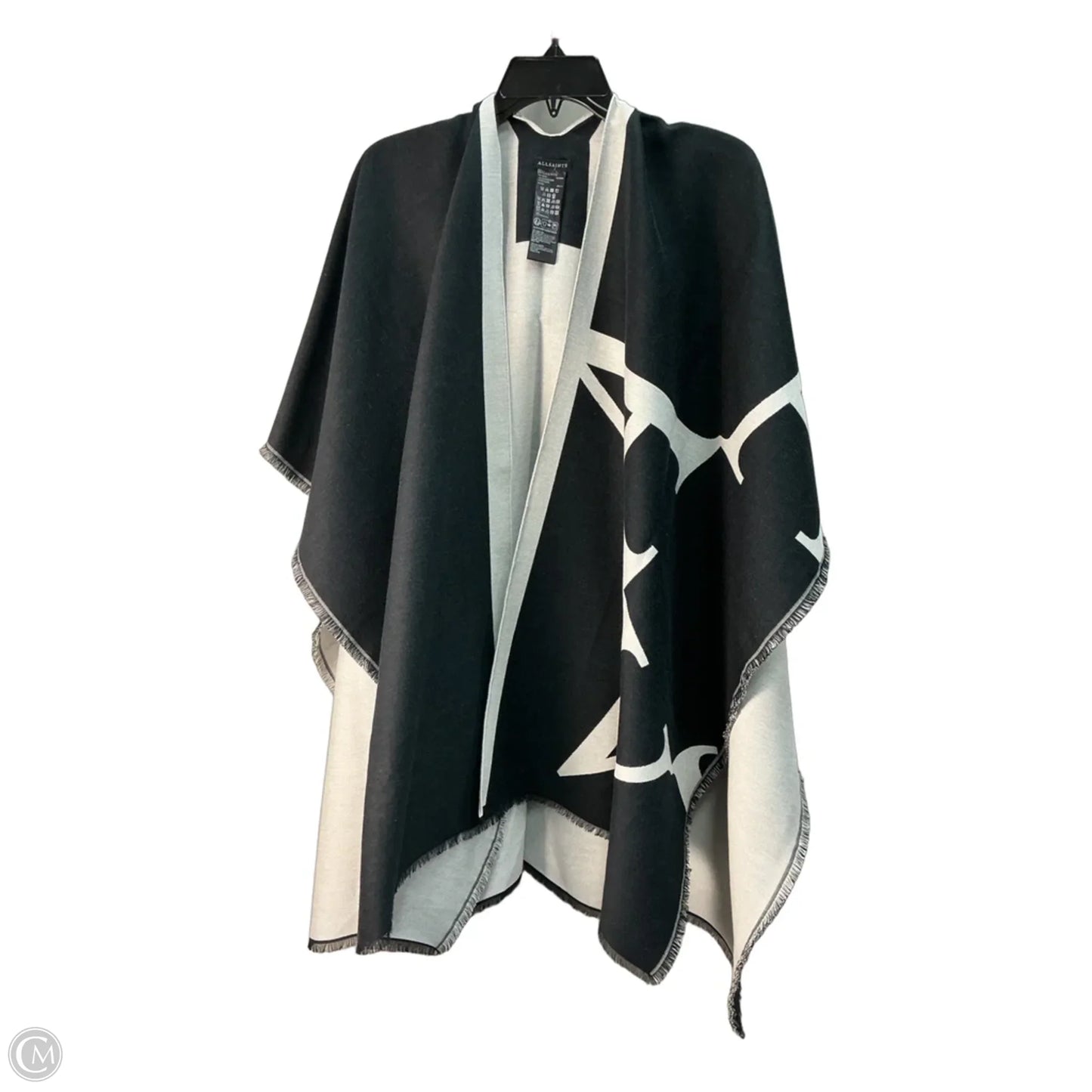 Kimono By All Saints In Black & White, Size: Osfm