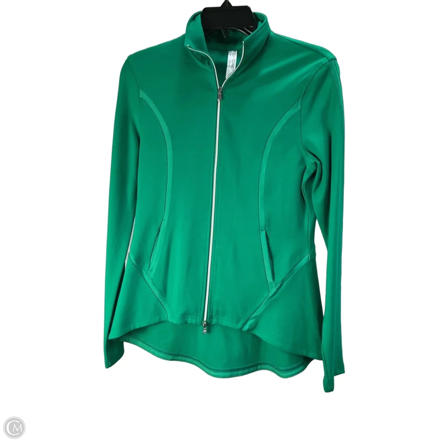 Athletic Jacket By Clothes Mentor In Green, Size: S