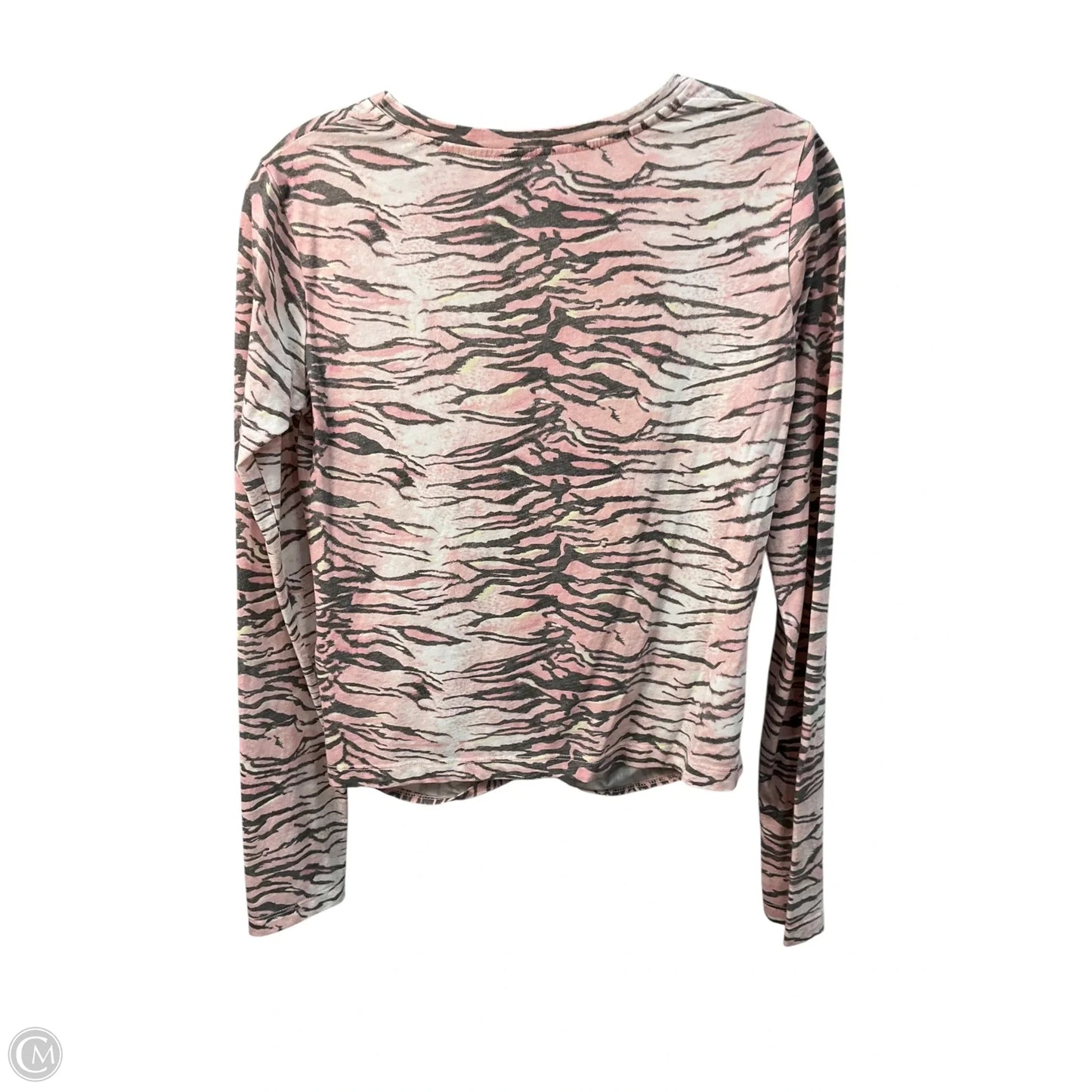 Top Long Sleeve Designer By All Saints In Animal Print, Size: M