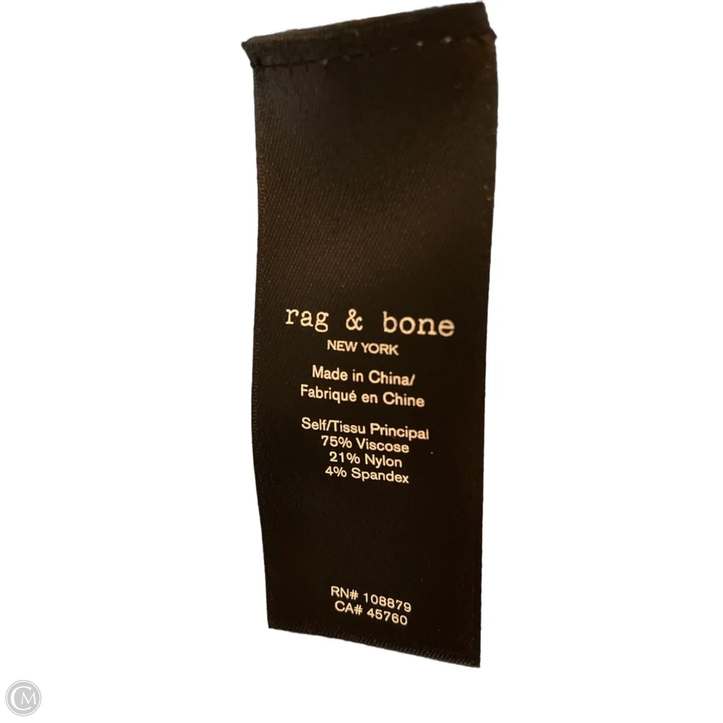 Top Long Sleeve By Rag And Bone In Blue, Size: L