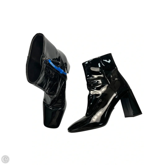 Boots Luxury Designer By Prada In Black, Size: 8