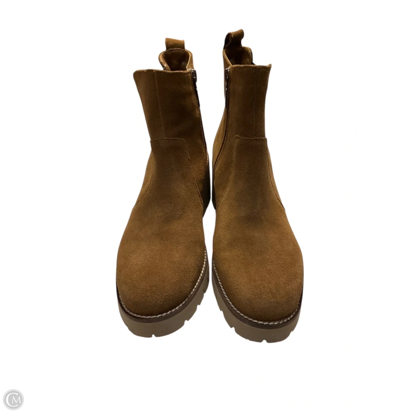 Boots Ankle Flats By Blondo In Brown, Size: 8