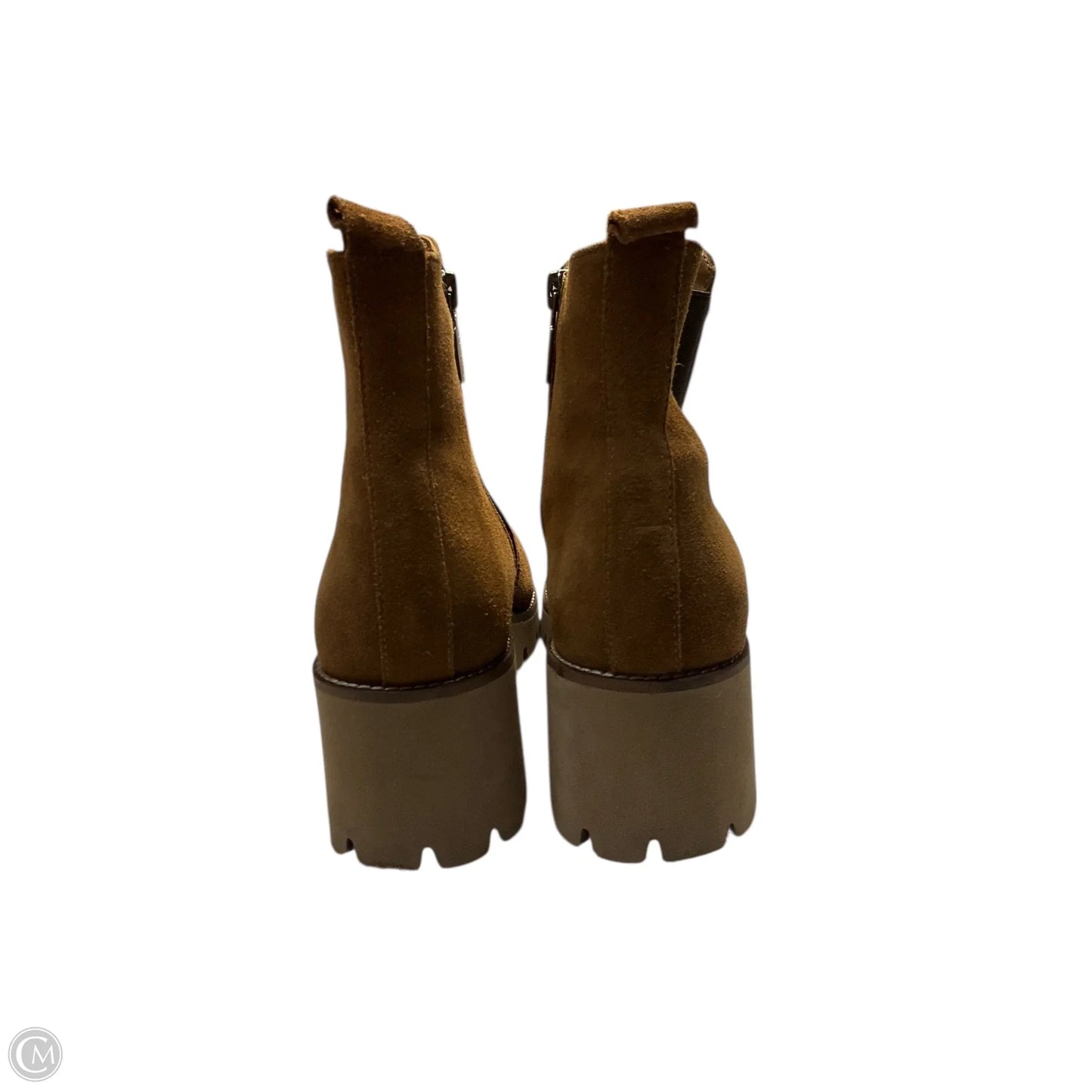 Boots Ankle Flats By Blondo In Brown, Size: 8