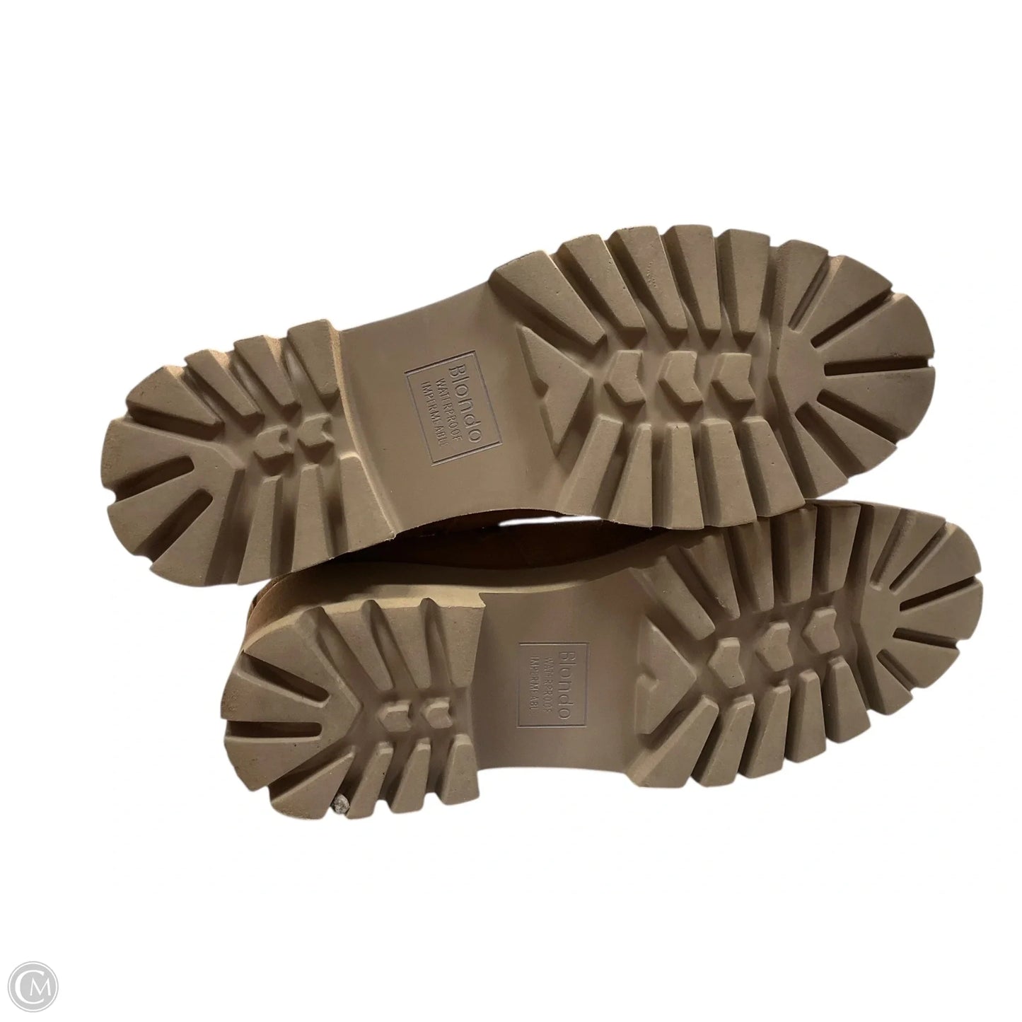 Boots Ankle Flats By Blondo In Brown, Size: 8