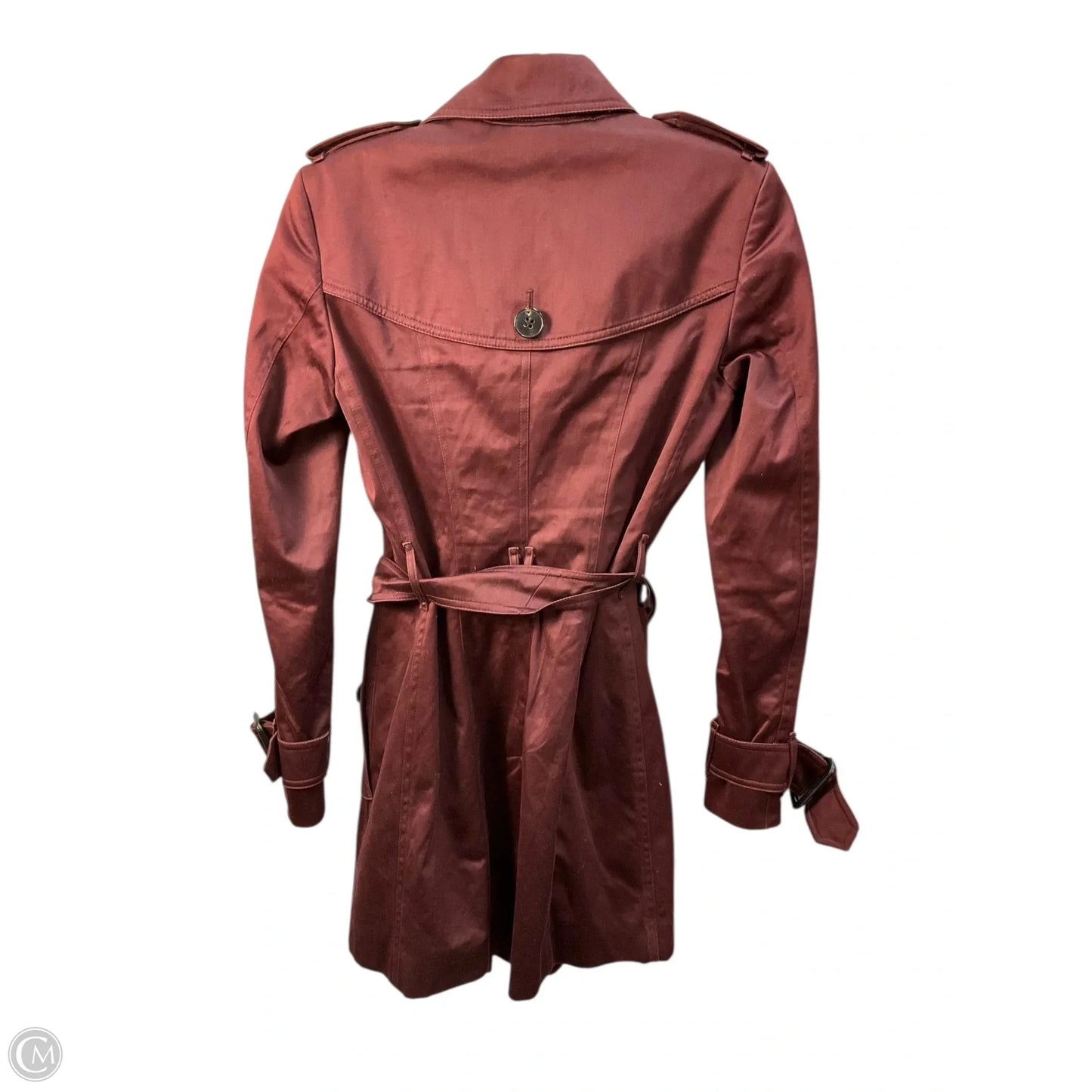 Jacket Luxury Designer By Burberry In Red, Size: S