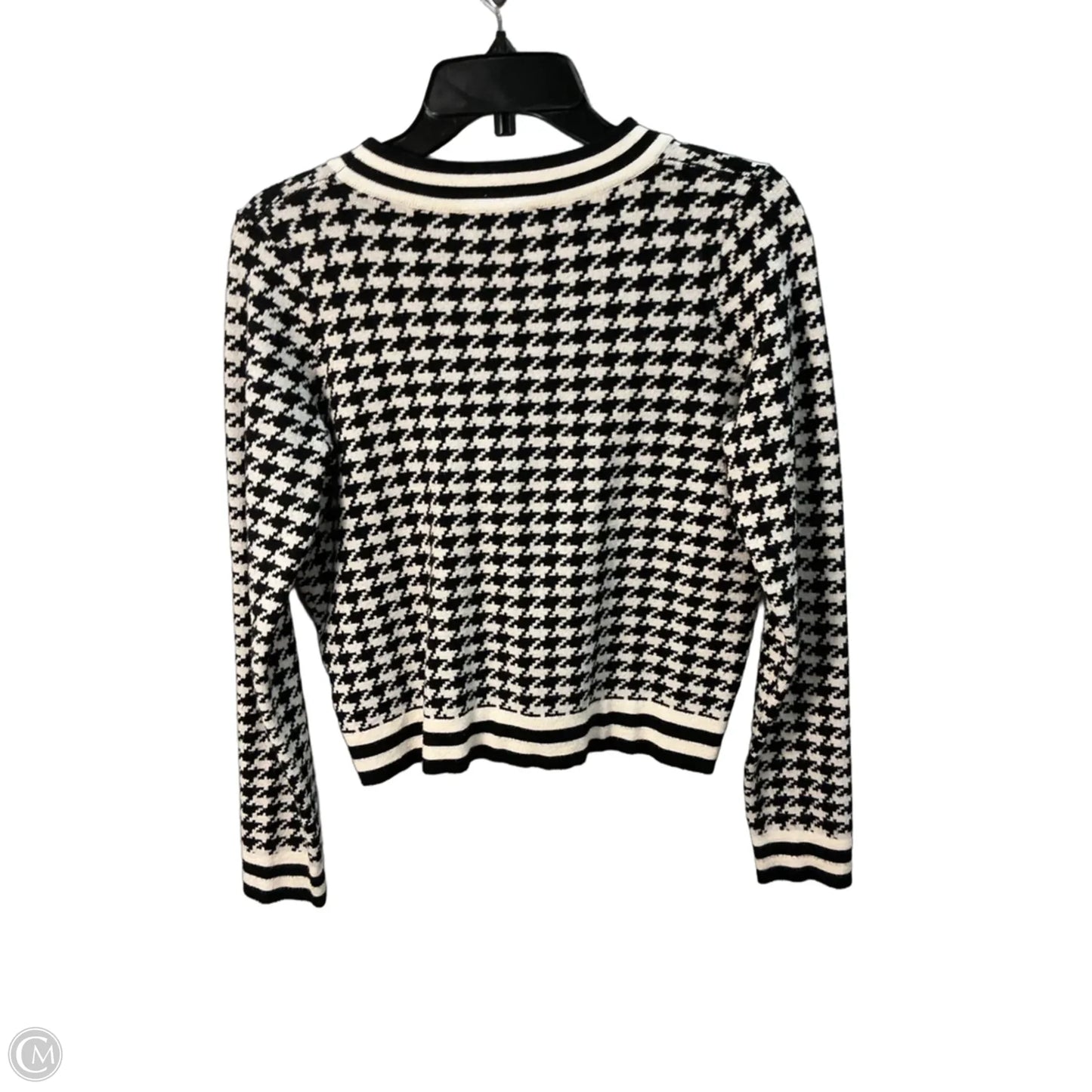 Sweater By Cyrus In Black & Cream, Size: S