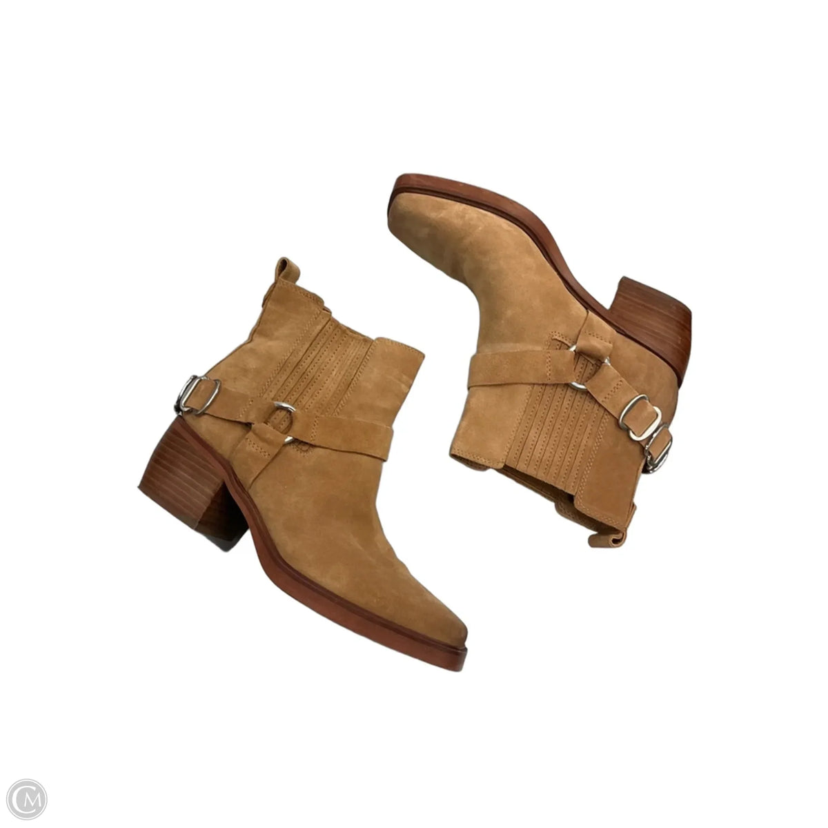 Boots Ankle Heels By Sam Edelman In Brown, Size: 7