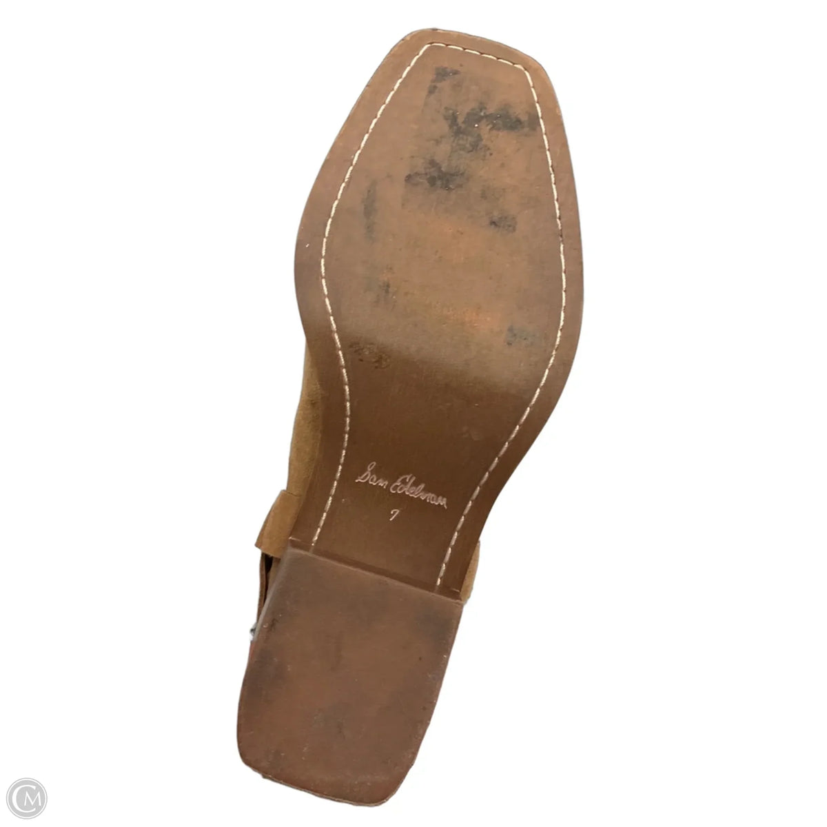 Boots Ankle Heels By Sam Edelman In Brown, Size: 7