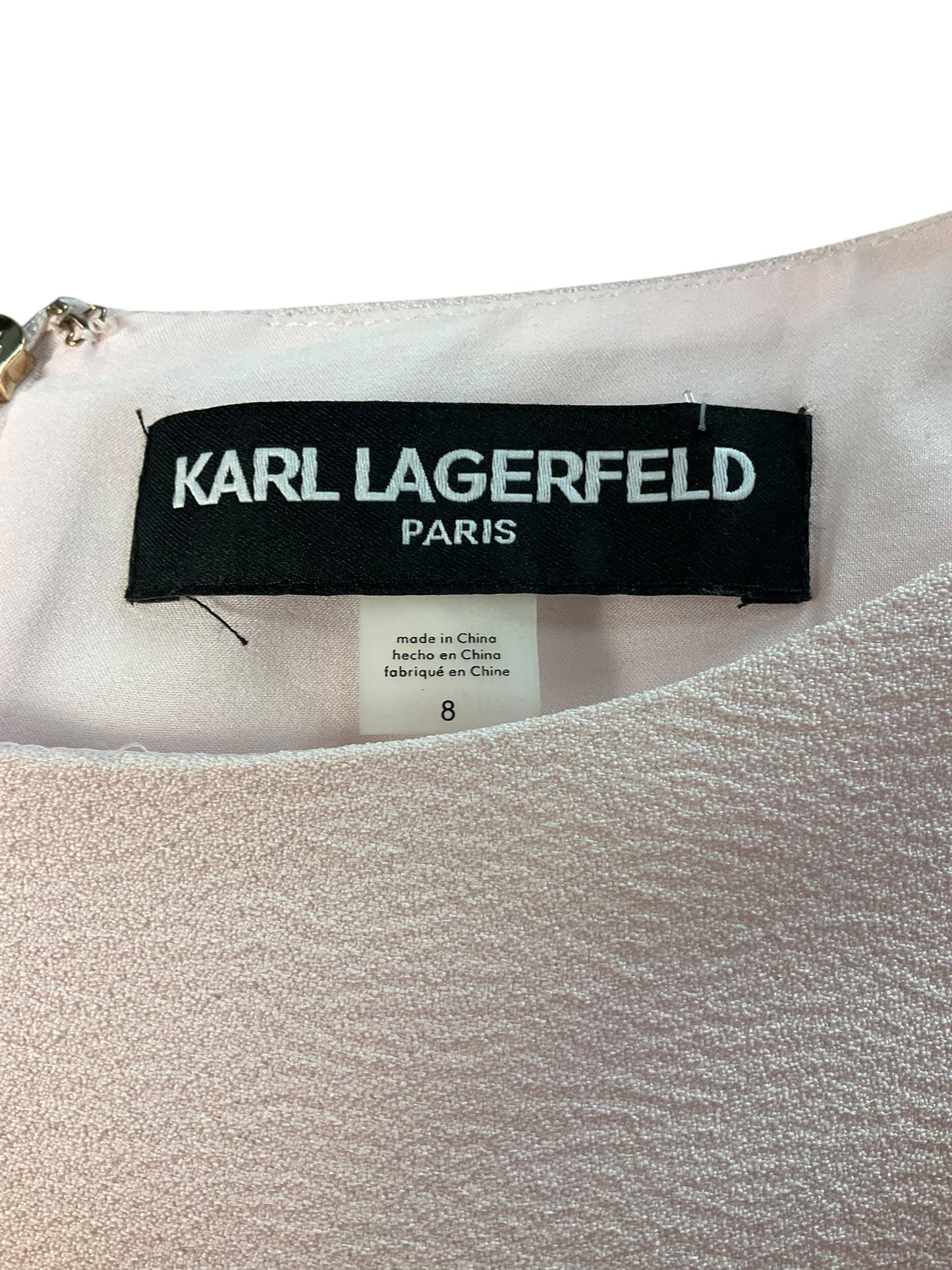 Dress Party Midi By Karl Lagerfeld In Pink, Size: M