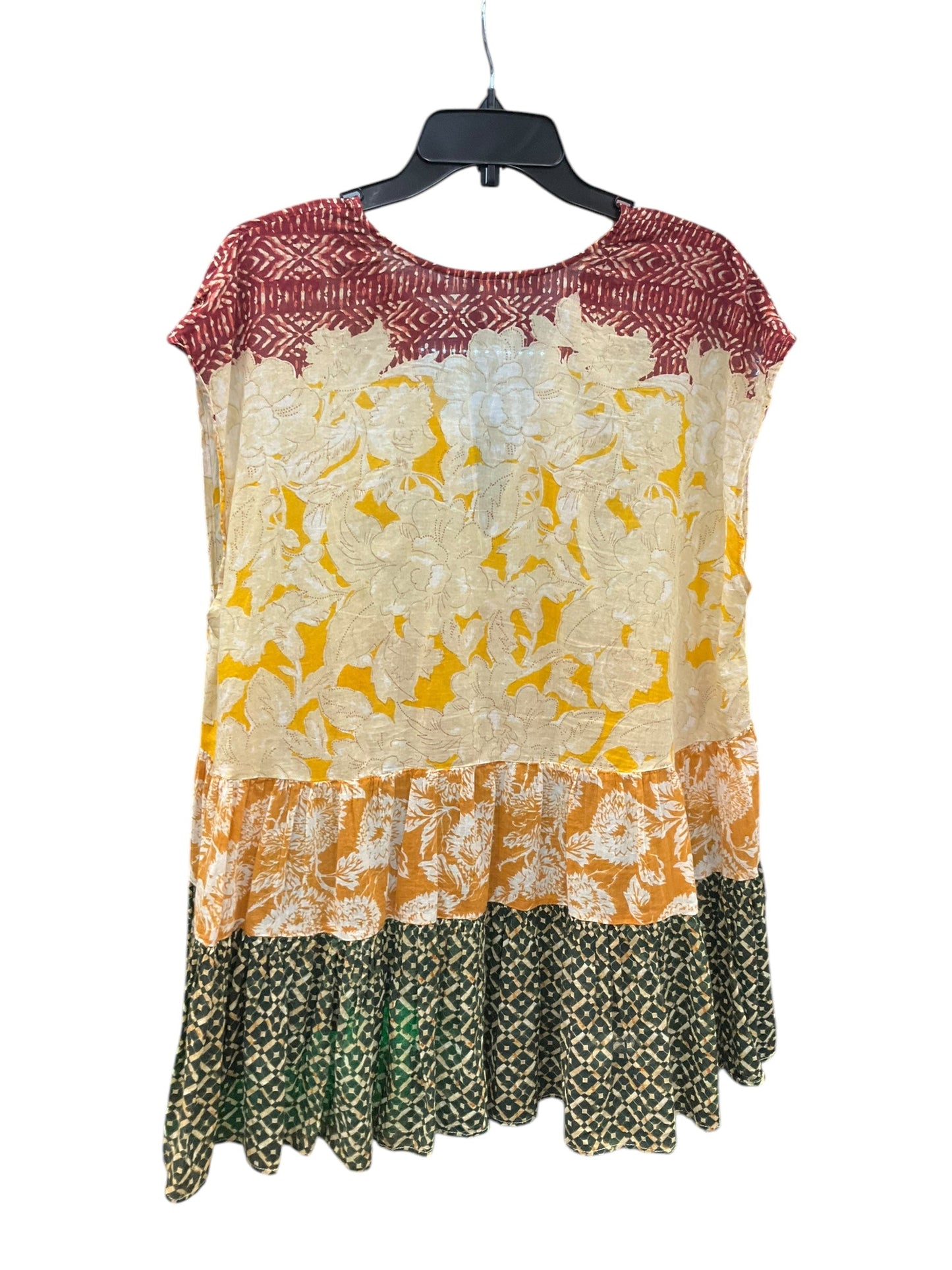 Top Sleeveless By Free People In Mustard, Size: M