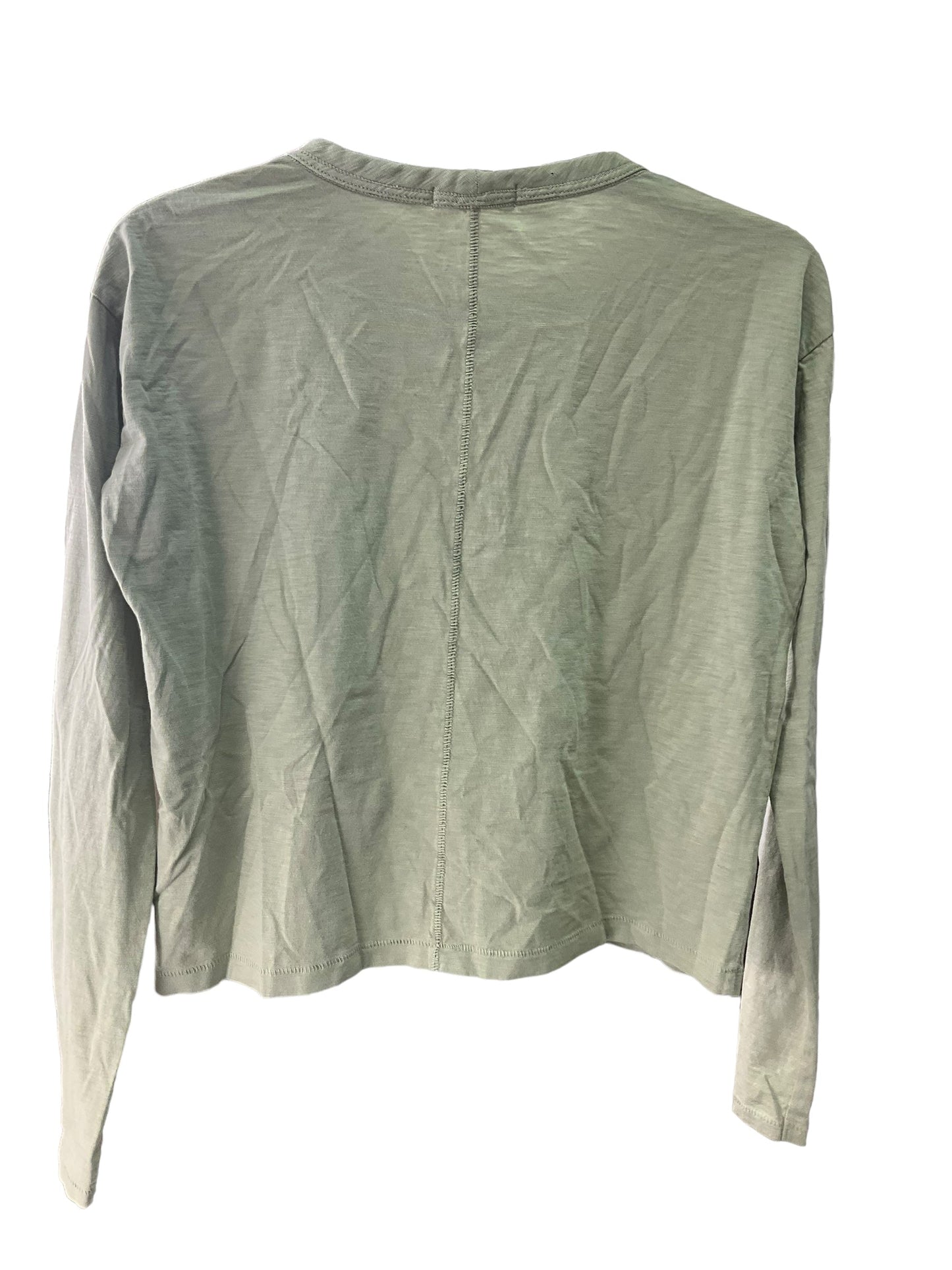 Green Top Long Sleeve Designer Rag And Bone, Size Xs