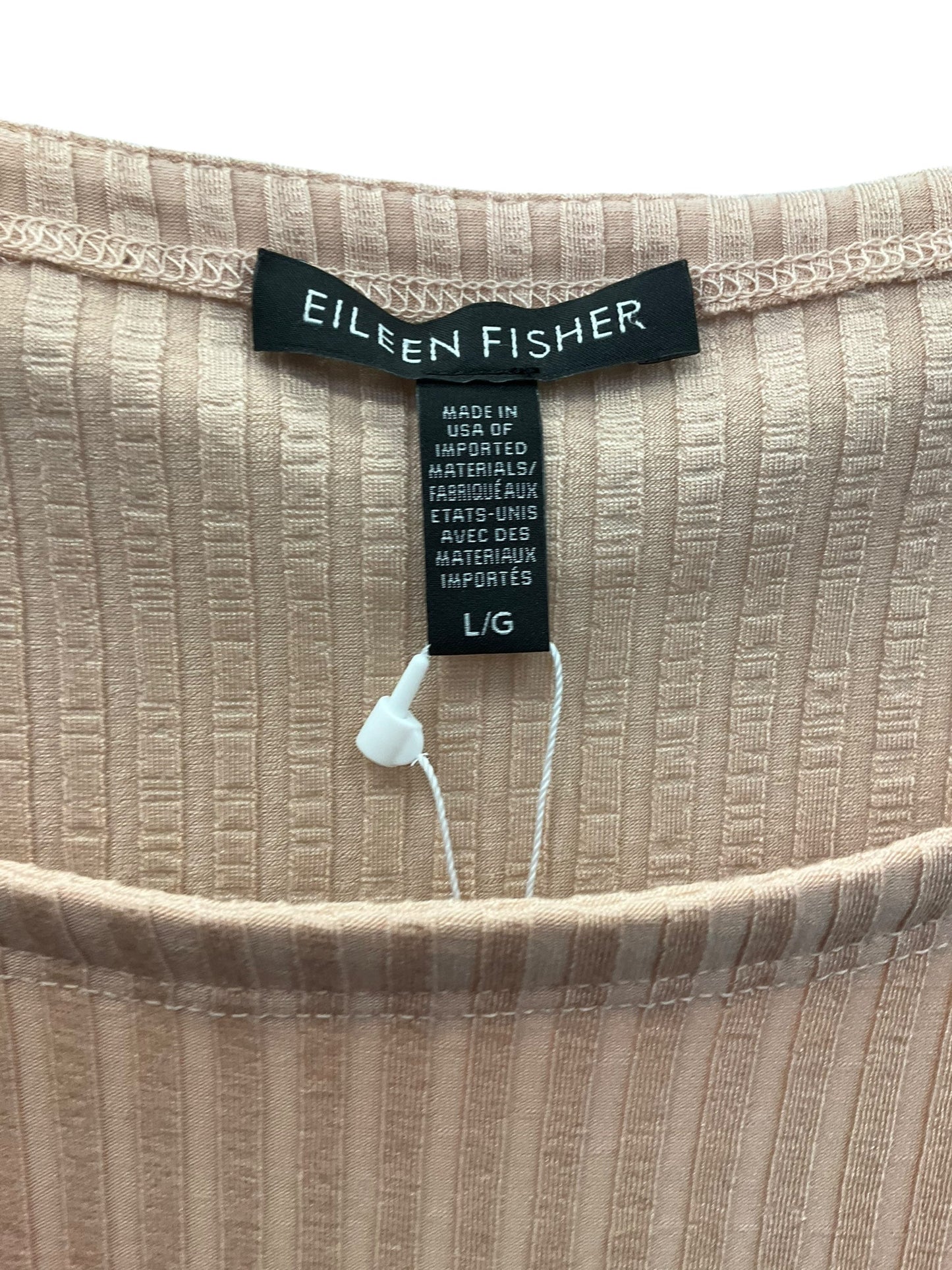 Dress Casual Midi By Eileen Fisher In Beige, Size: L