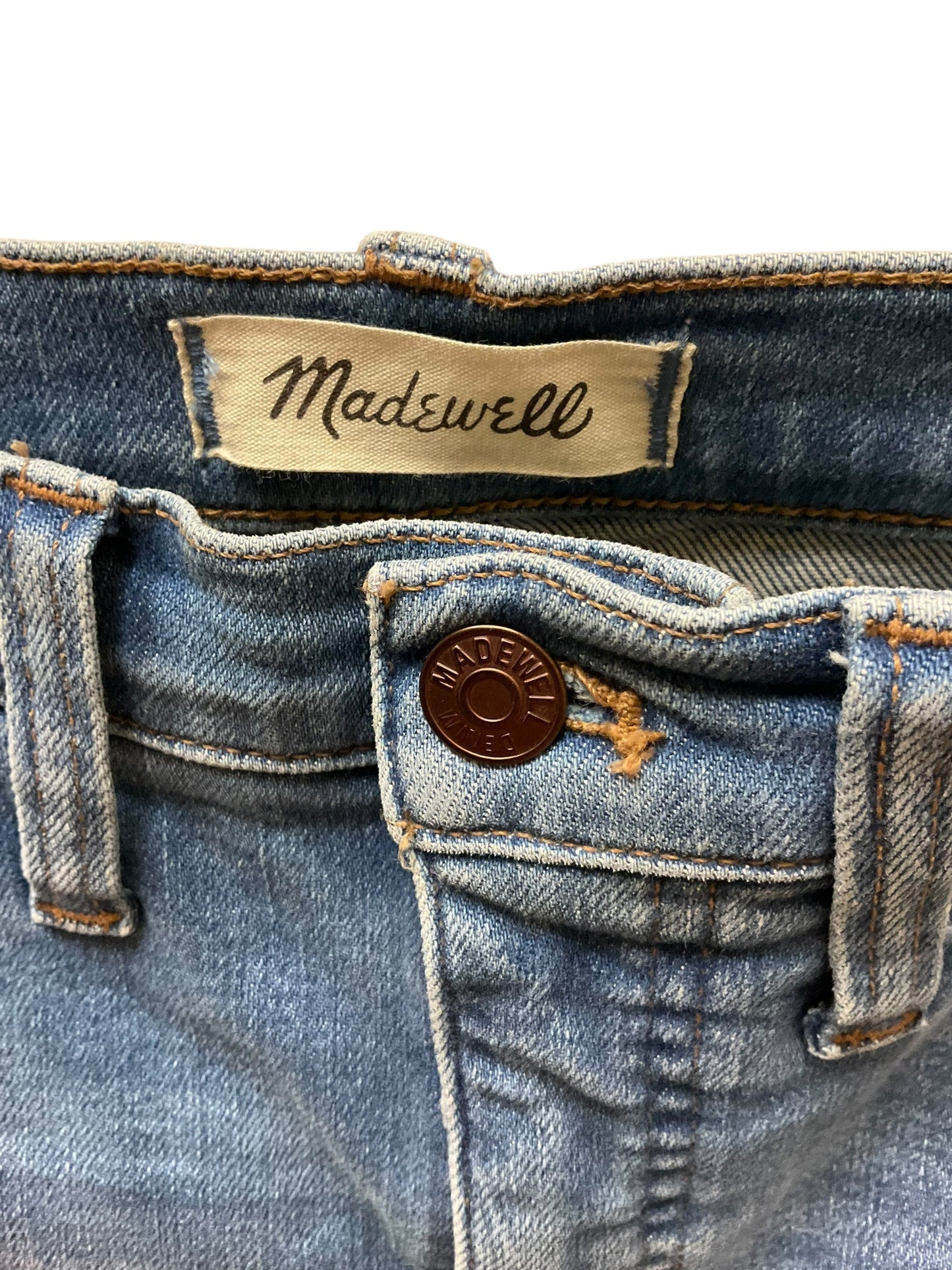 Jeans Straight By Madewell In Denim, Size: 4