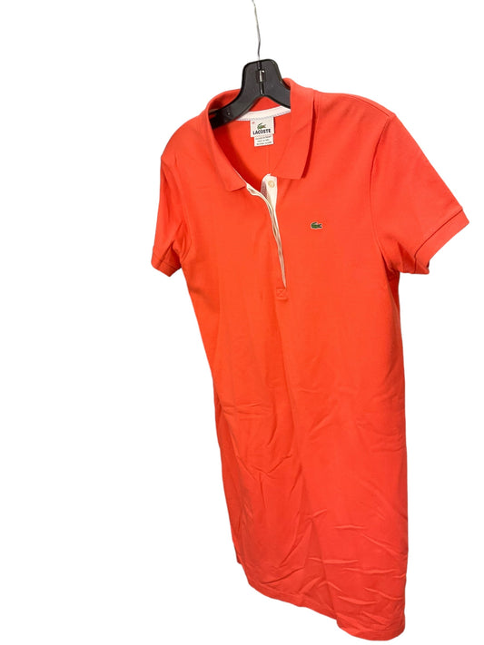 Dress Casual Short By Lacoste In Orange, Size: L