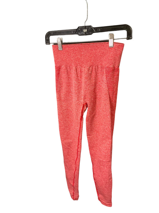 Athletic Capris By Gym Shark In Red, Size: S