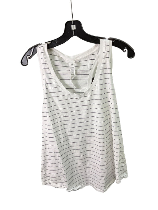 Athletic Tank Top By Lululemon In Striped, Size: L