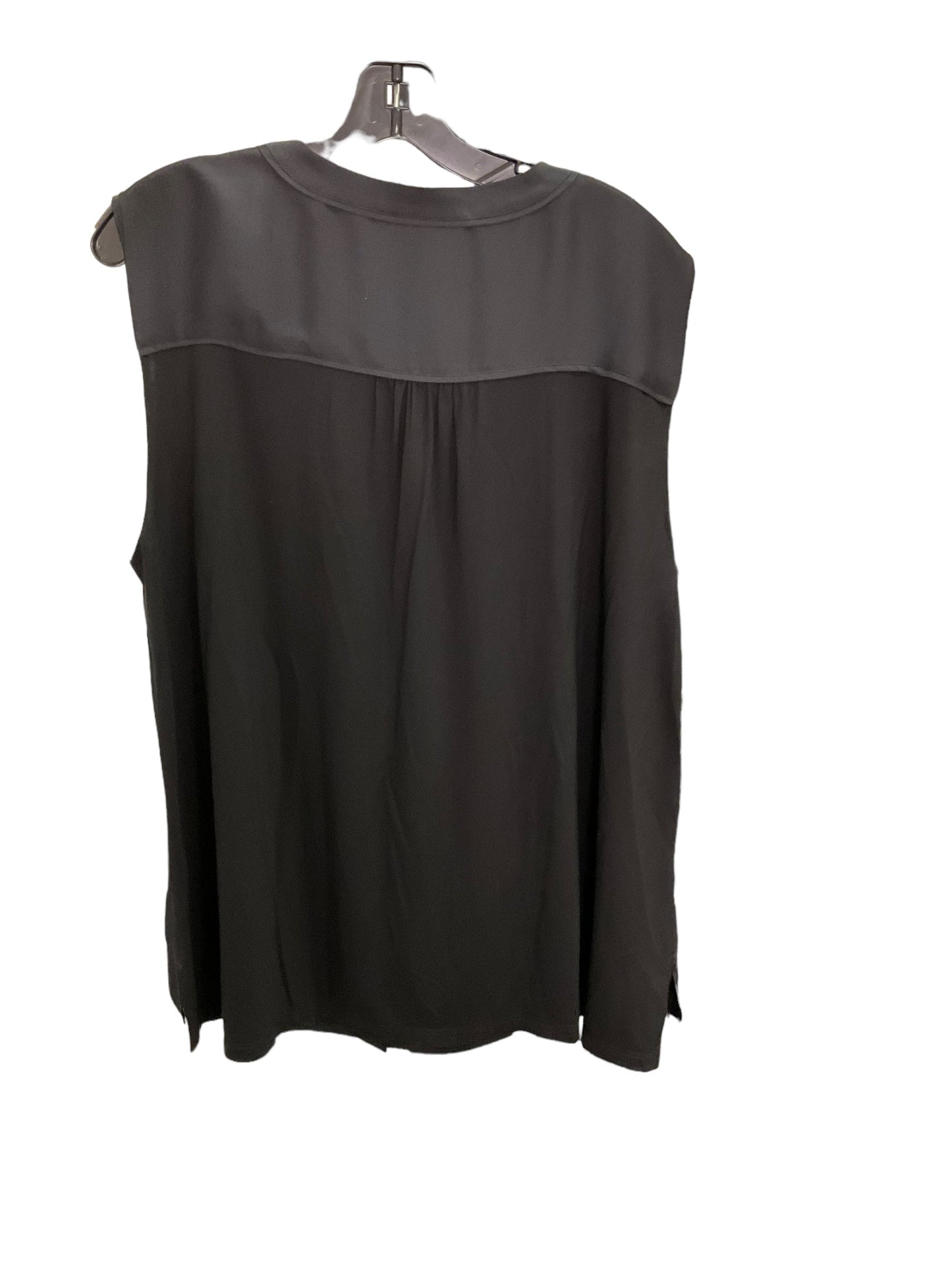 Top Sleeveless By Jones New York In Black, Size: 16