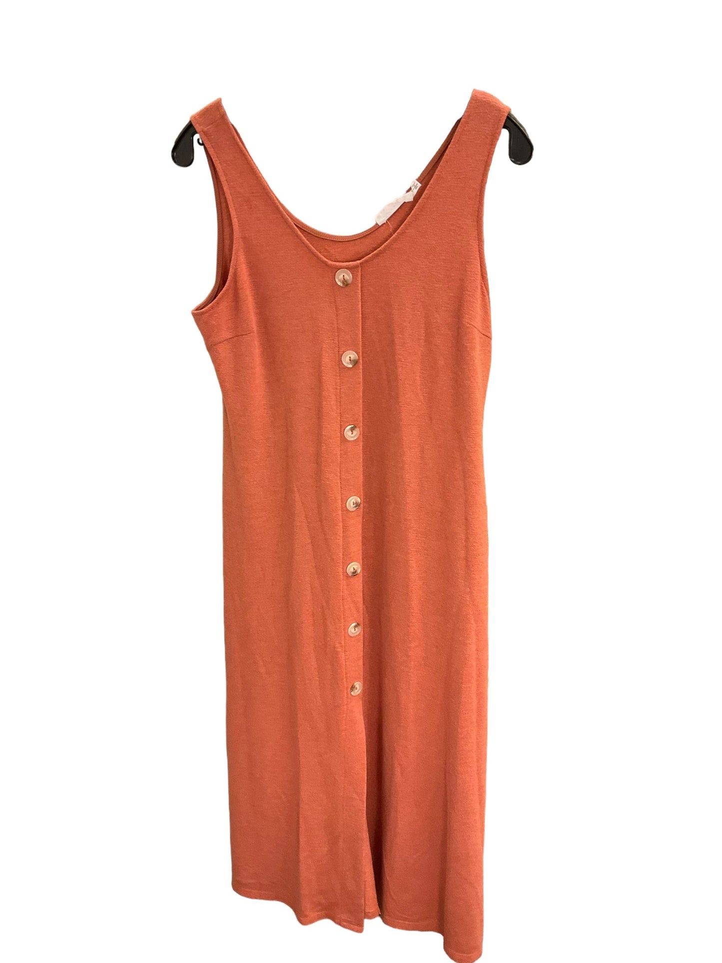 Dress Casual Maxi By Nordstrom In Orange, Size: L