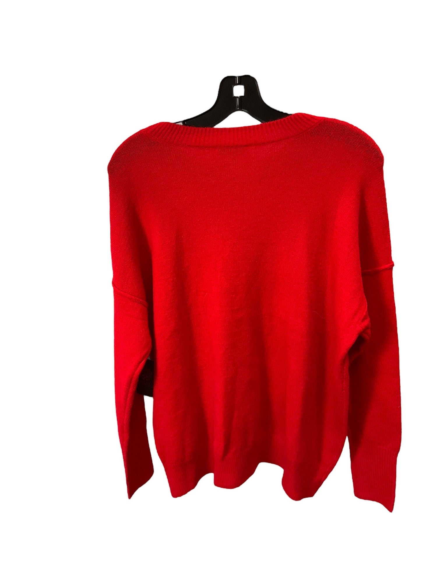 Top Long Sleeve By Vince Camuto In Red, Size: Xs