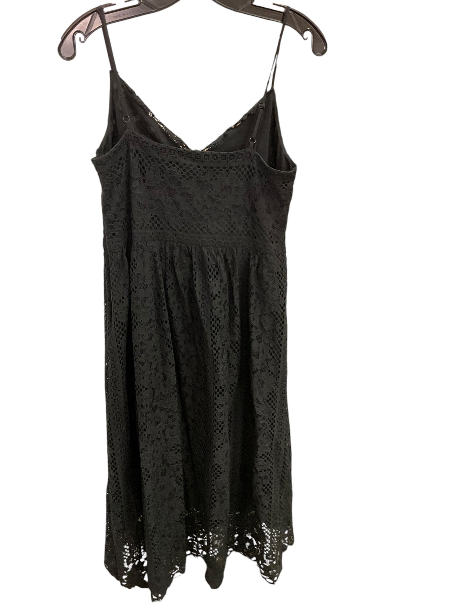 Dress Casual Midi By Express In Black, Size: M