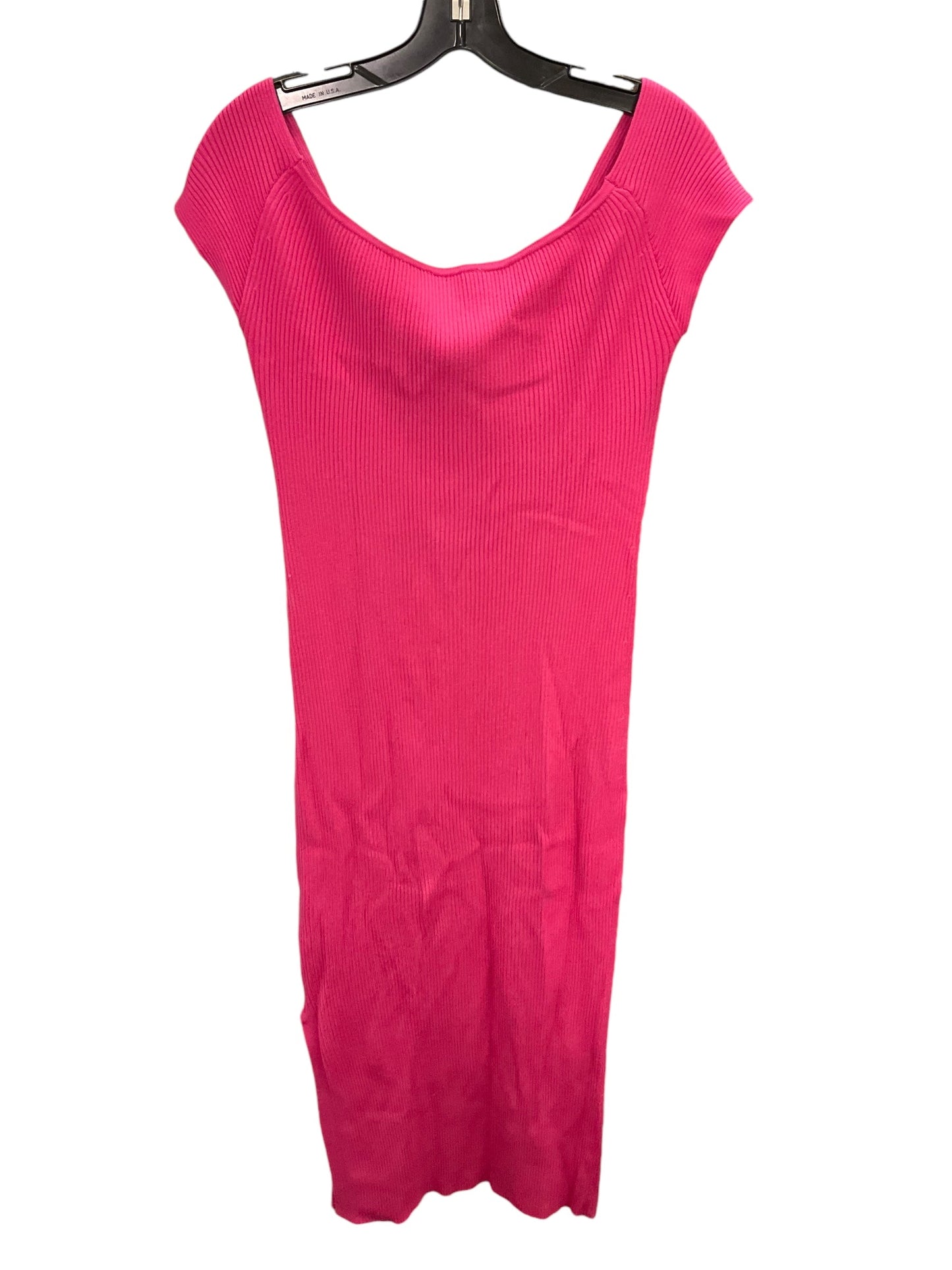 Dress Casual Maxi By Nordstrom In Hot Pink, Size: S