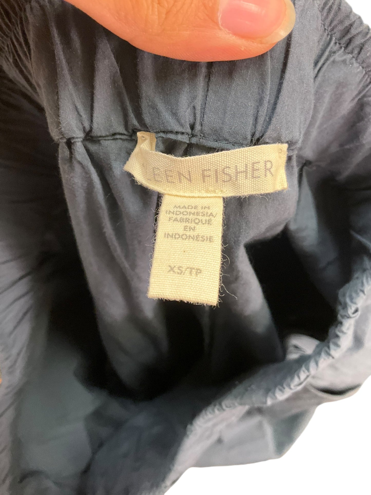 Pants Linen By Eileen Fisher In Blue, Size: Xs