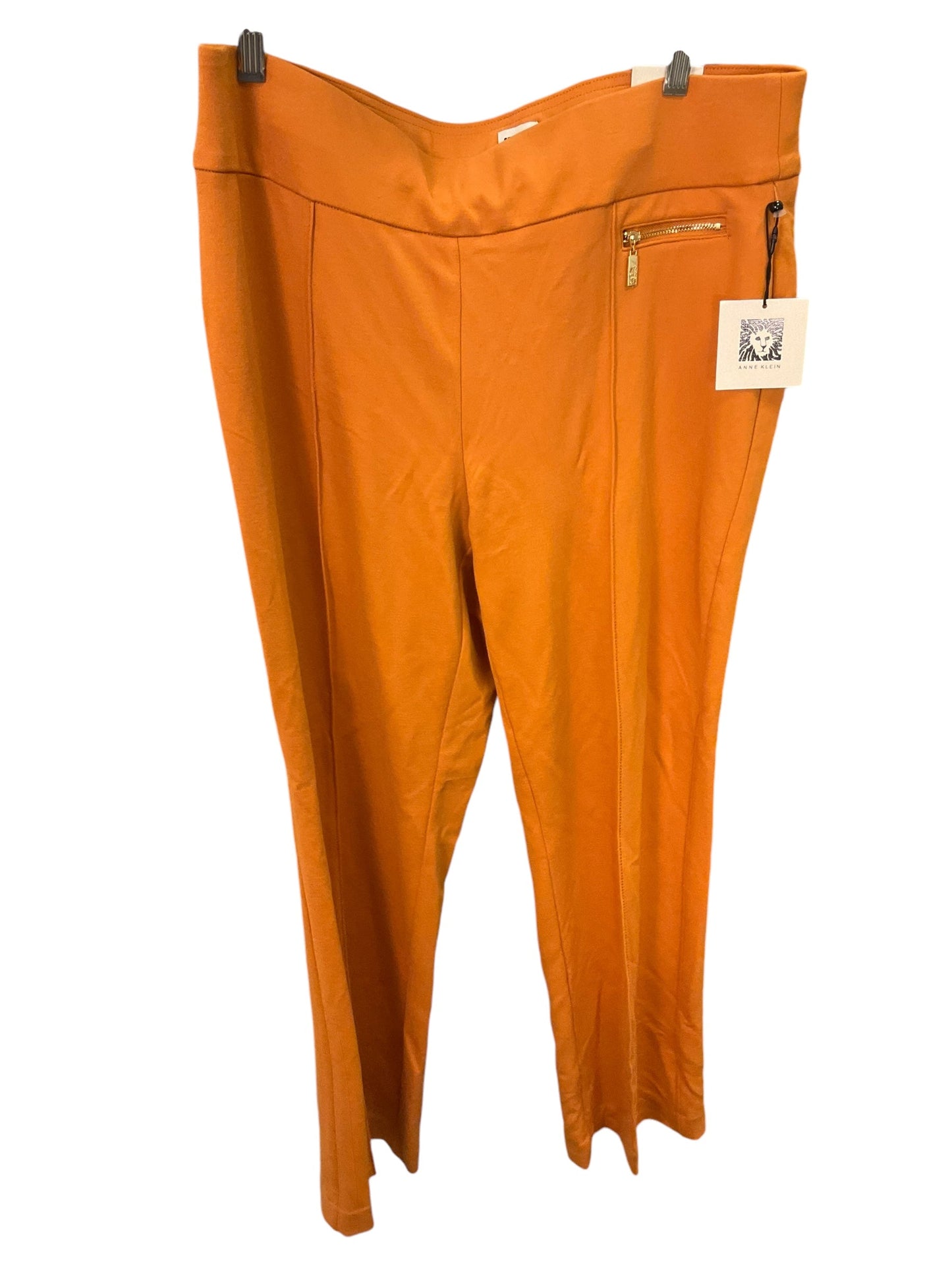 Pants Palazzo By Anne Klein In Orange, Size: L