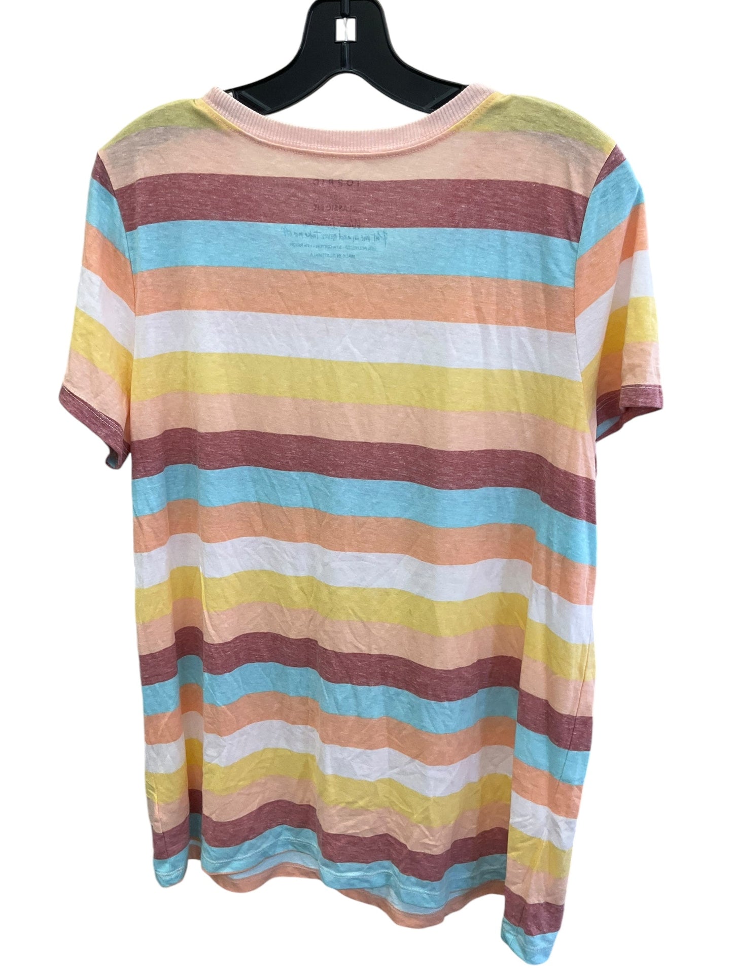 Top Short Sleeve By Torrid In Striped, Size: 12