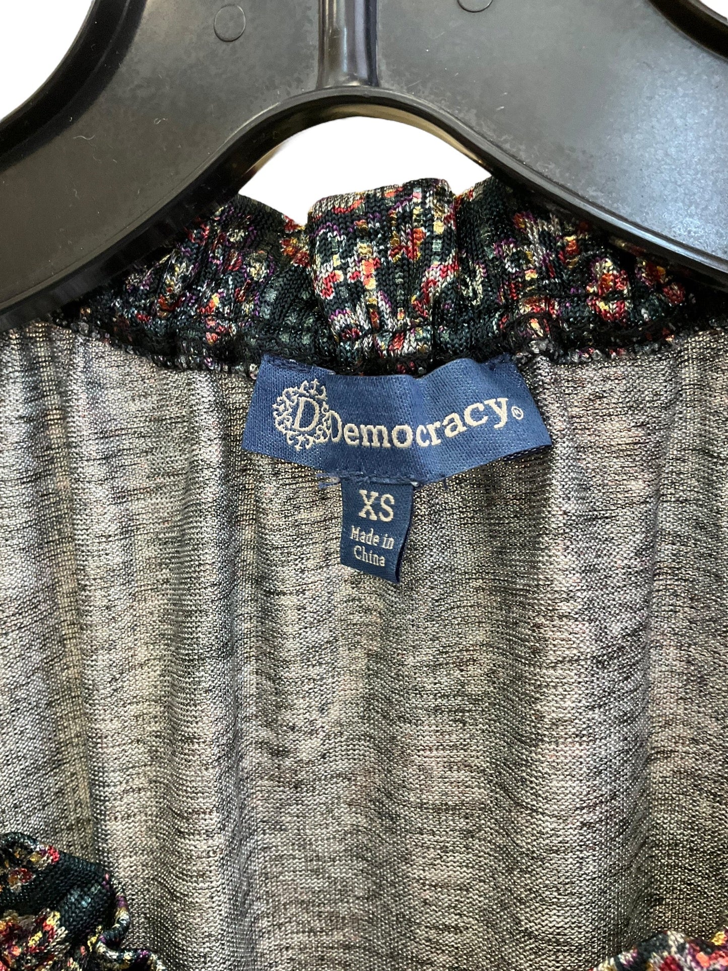 Top Long Sleeve By Democracy In Paisley, Size: Xs