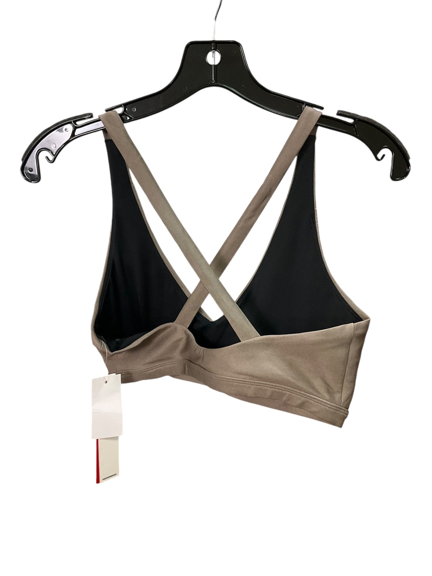 Athletic Bra By Good American In Metallic, Size: L